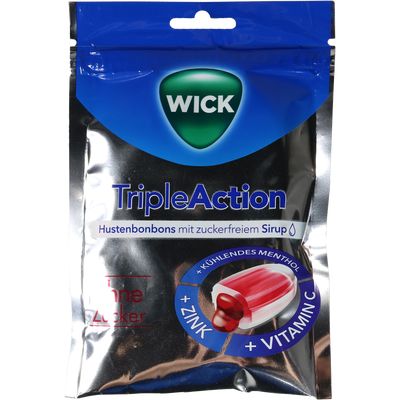 WICK TripleAction Menthol & Cassis o.Zucker Bon.