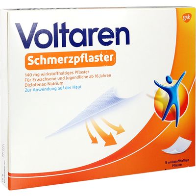 VOLTAREN Schmerzpflaster 140 mg wirkstoffh.Pflast.