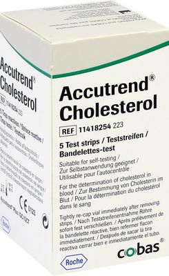 ACCUTREND Cholesterol Teststreifen