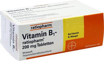 VITAMIN B1-RATIOPHARM 200 mg Tabletten