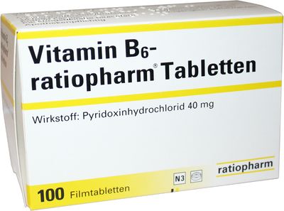 VITAMIN B6-RATIOPHARM 40 mg Filmtabletten