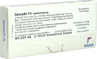 GENCYDO 1% Injektionslsung