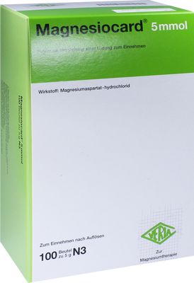 MAGNESIOCARD 5 mmol Plv.z.Her.e.Lsg.z.Einnehmen