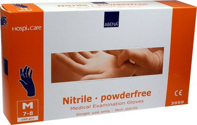 NITRIL HANDSCHUHE akzeleratorenfrei puderfr.M