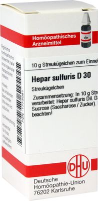 HEPAR SULFURIS D 30 Globuli