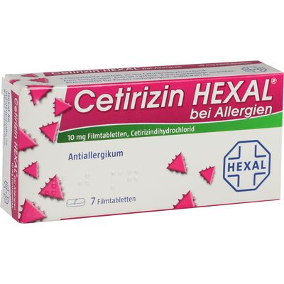 CETIRIZIN HEXAL Filmtabletten bei Allergien