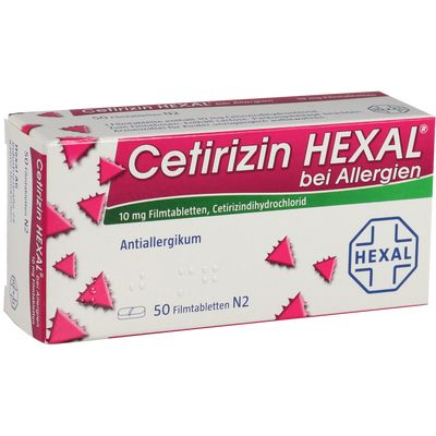 CETIRIZIN HEXAL Filmtabletten bei Allergien