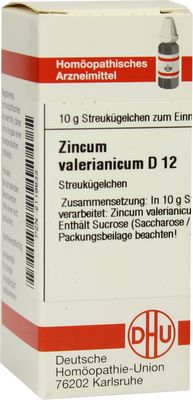ZINCUM VALERIANICUM D 12 Globuli