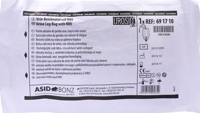 BEINBEUTEL 750 ml 10 cm steril