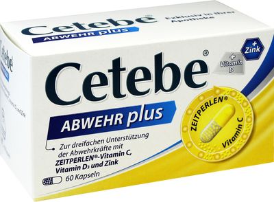 CETEBE ABWEHR plus Vitamin C+Vitamin D3+Zink Kaps.