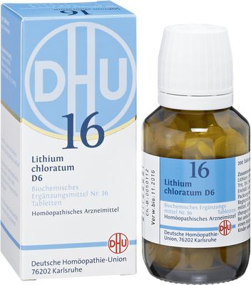 BIOCHEMIE DHU 16 Lithium chloratum D 6 Tabletten