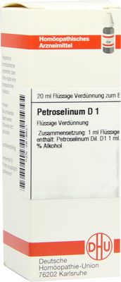 PETROSELINUM D 1 Dilution