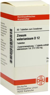 ZINCUM VALERIANICUM D 12 Tabletten