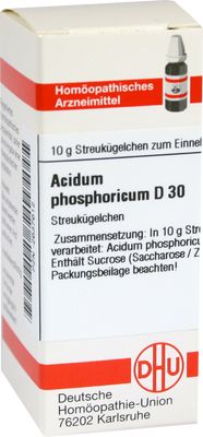 ACIDUM PHOSPHORICUM D 30 Globuli