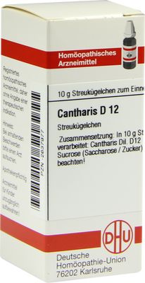 CANTHARIS D 12 Globuli