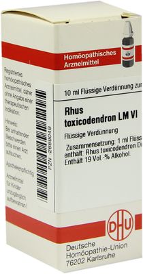 RHUS TOXICODENDRON LM VI Dilution