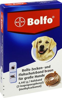 BOLFO Flohschutzband braun f.groe Hunde