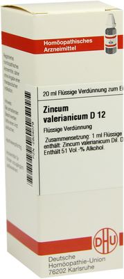ZINCUM VALERIANICUM D 12 Dilution