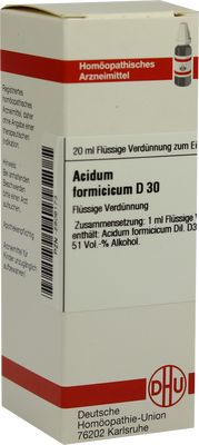 ACIDUM FORMICICUM D 30 Dilution