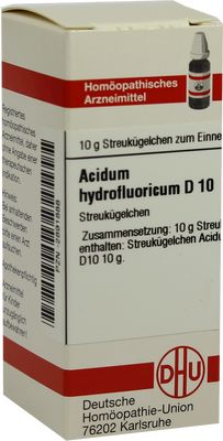 ACIDUM HYDROFLUORICUM D 10 Globuli