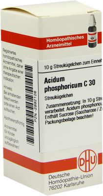 ACIDUM PHOSPHORICUM C 30 Globuli