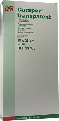 CURAPOR Wundverband steril transparent 10x25 cm