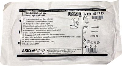 BEINBEUTEL 750 ml 50 cm steril Schlauch krzbar