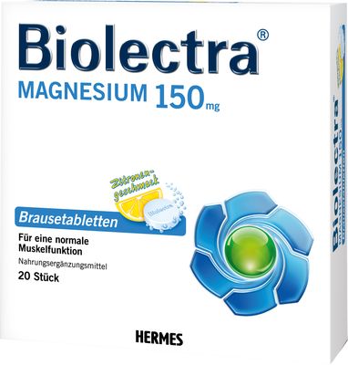 BIOLECTRA Magnesium 150 mg Zitrone Brausetabletten