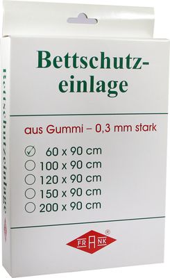 BETTEINLAGE Gummiplatte 0,3 mm 60x90 cm wei