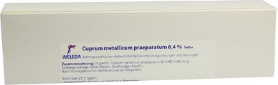 CUPRUM METALLICUM praep.0,4% Salbe