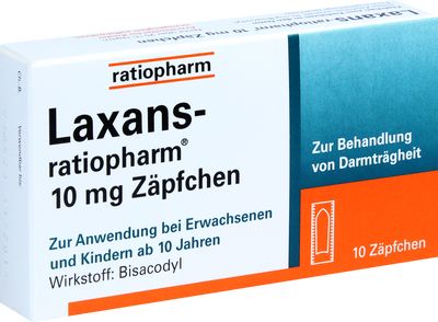 LAXANS-ratiopharm 10 mg Zpfchen