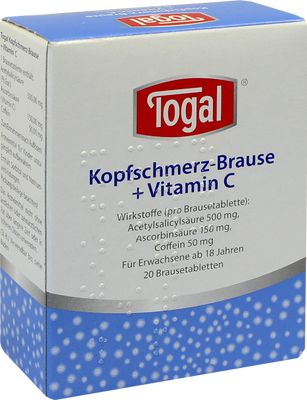 TOGAL Kopfschmerz-Brause + Vit.C Brausetabletten