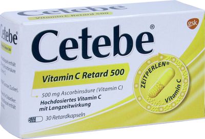 CETEBE Vitamin C Retardkapseln 500 mg