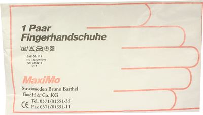 HANDSCHUHE Strick Baumwolle Gr. 8 Damen