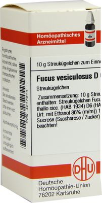 FUCUS VESICULOSUS D 6 Globuli