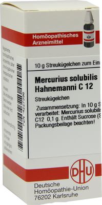 MERCURIUS SOLUBILIS Hahnemanni C 12 Globuli