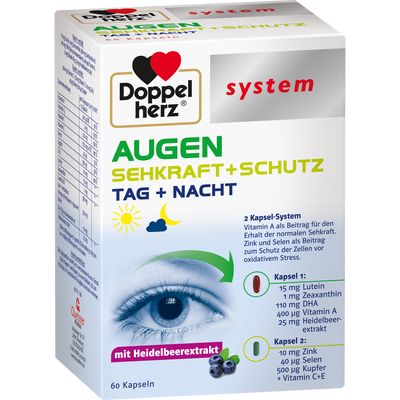 DOPPELHERZ Augen Sehkraft+Schutz system Kapseln