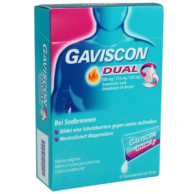 GAVISCON Dual 500mg/213mg/325mg Suspens.im Beutel