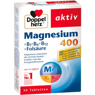 DOPPELHERZ Magnesium 400 mg Tabletten