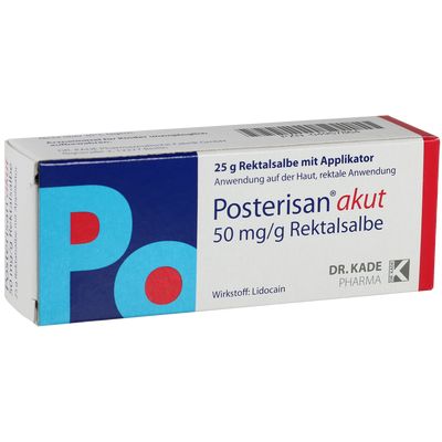 POSTERISAN akut 50 mg/g Rektalsalbe