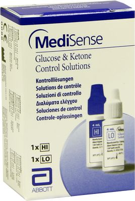 MEDISENSE Glukose u.Ketone Kontrolllsung H/L