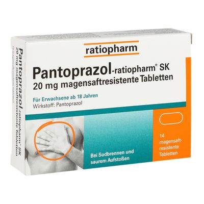 PANTOPRAZOL-ratiopharm SK 20 mg magensaftres.Tabl.