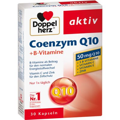 DOPPELHERZ Coenzym Q10+B Vitamine Kapseln