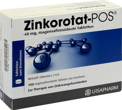 ZINKOROTAT POS magensaftresistente Tabletten