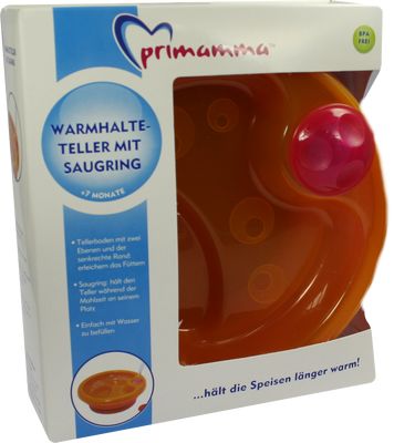 PRIMAMMA Warmhalteteller mit Saugring