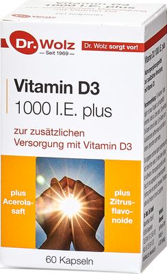 VITAMIN D3 1.000 I.E. plus Dr.Wolz Kapseln