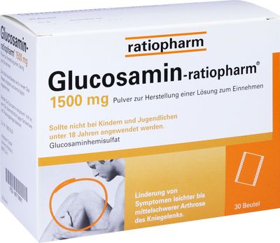 GLUCOSAMIN-RATIOPHARM 1500 mg Plv.z.H.e.L.z.Einn.