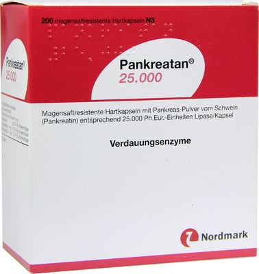 PANKREATAN 25.000 magensaftresistente Hartkapseln