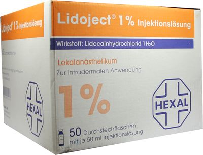 LIDOJECT 1% Injektionslsung in Durchstechflaschen