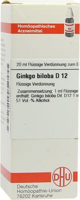 GINKGO BILOBA D 12 Dilution